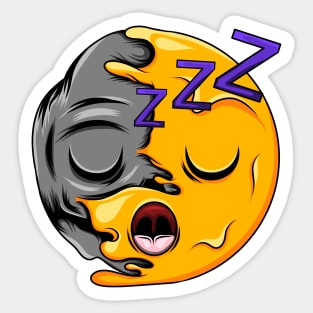 Sleepy Zombie Emoji Sticker